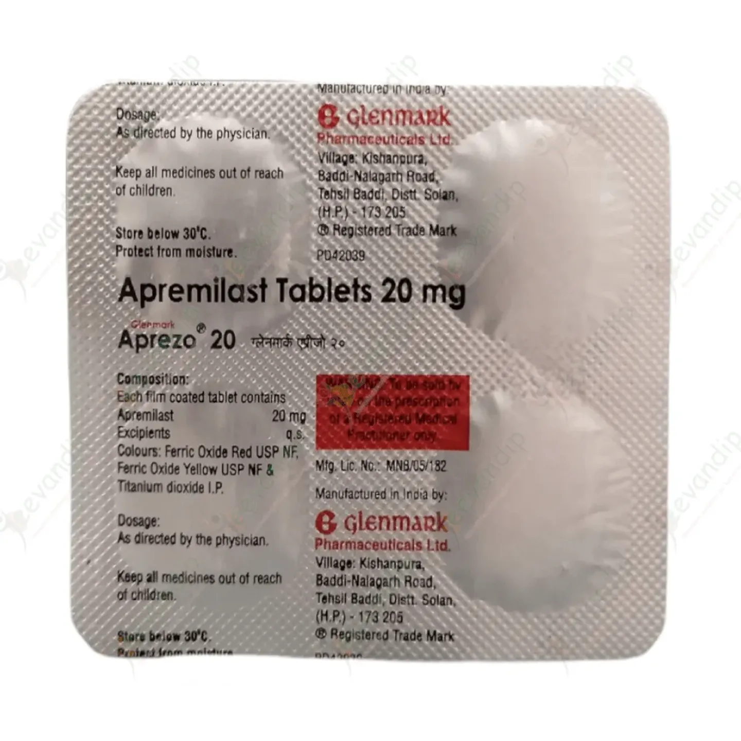 Aprezo 20mg Tablet product image