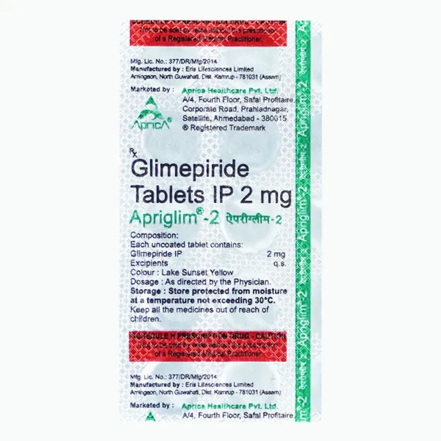 Apriglim 2 Tablet product image