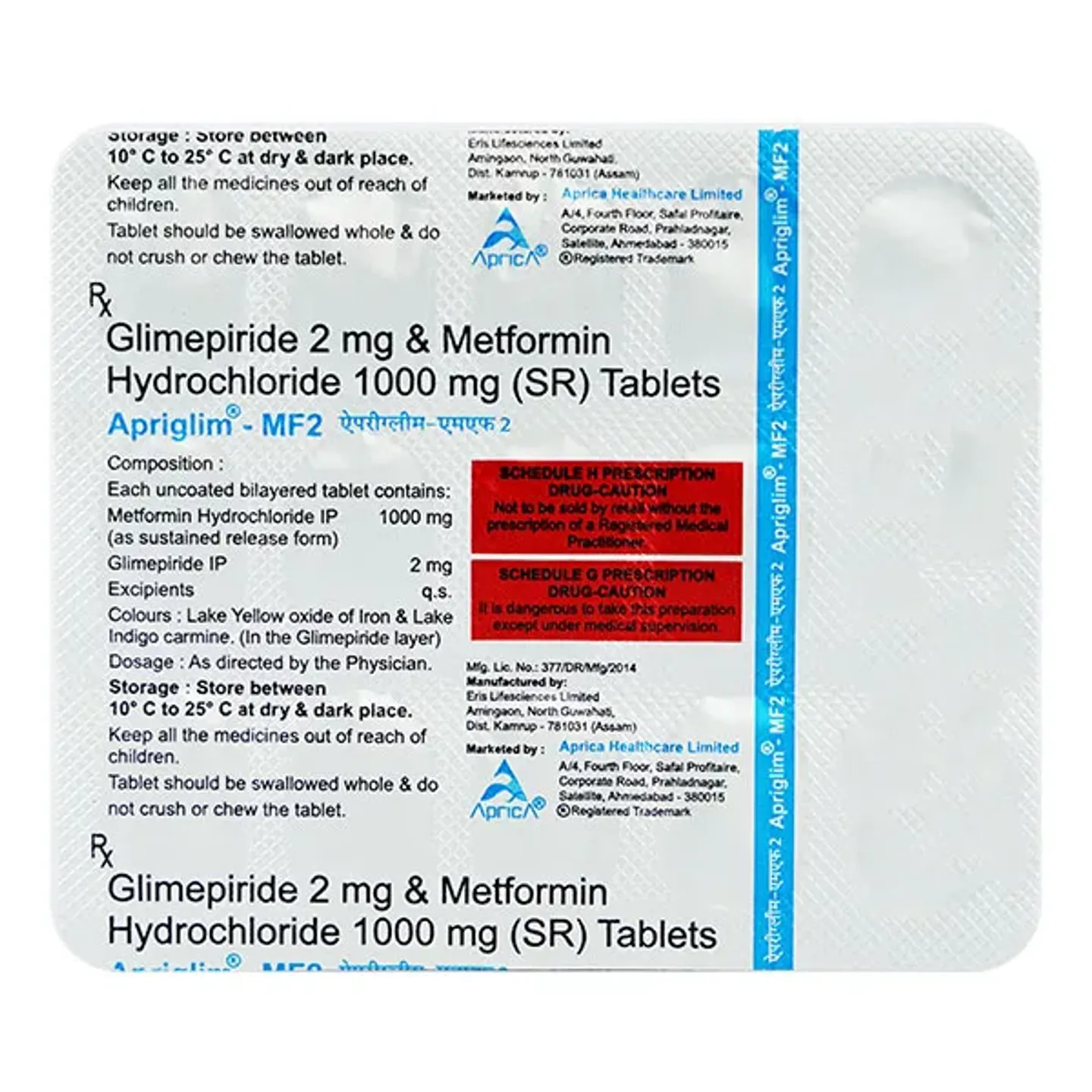 Apriglim Mf 2 Tablet product image