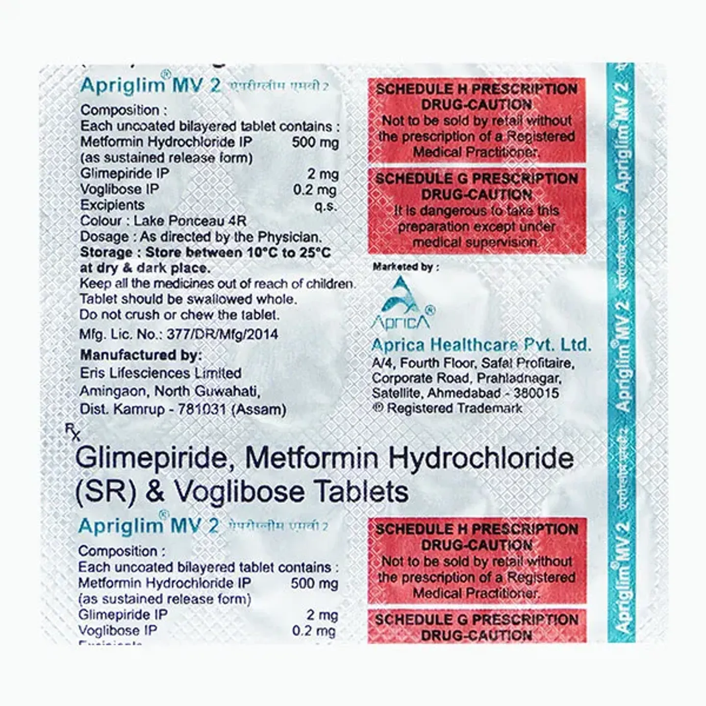 Apriglim Mv 2 Tablet product image