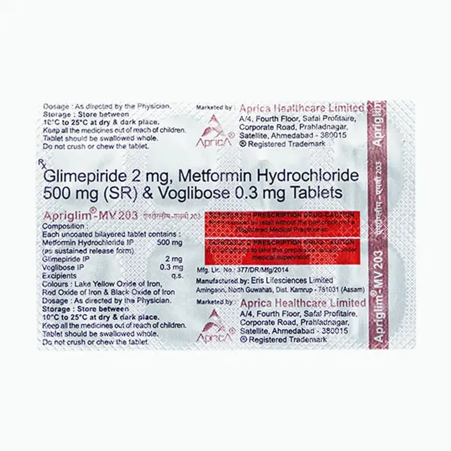 Apriglim Mv 203 Tablet product image