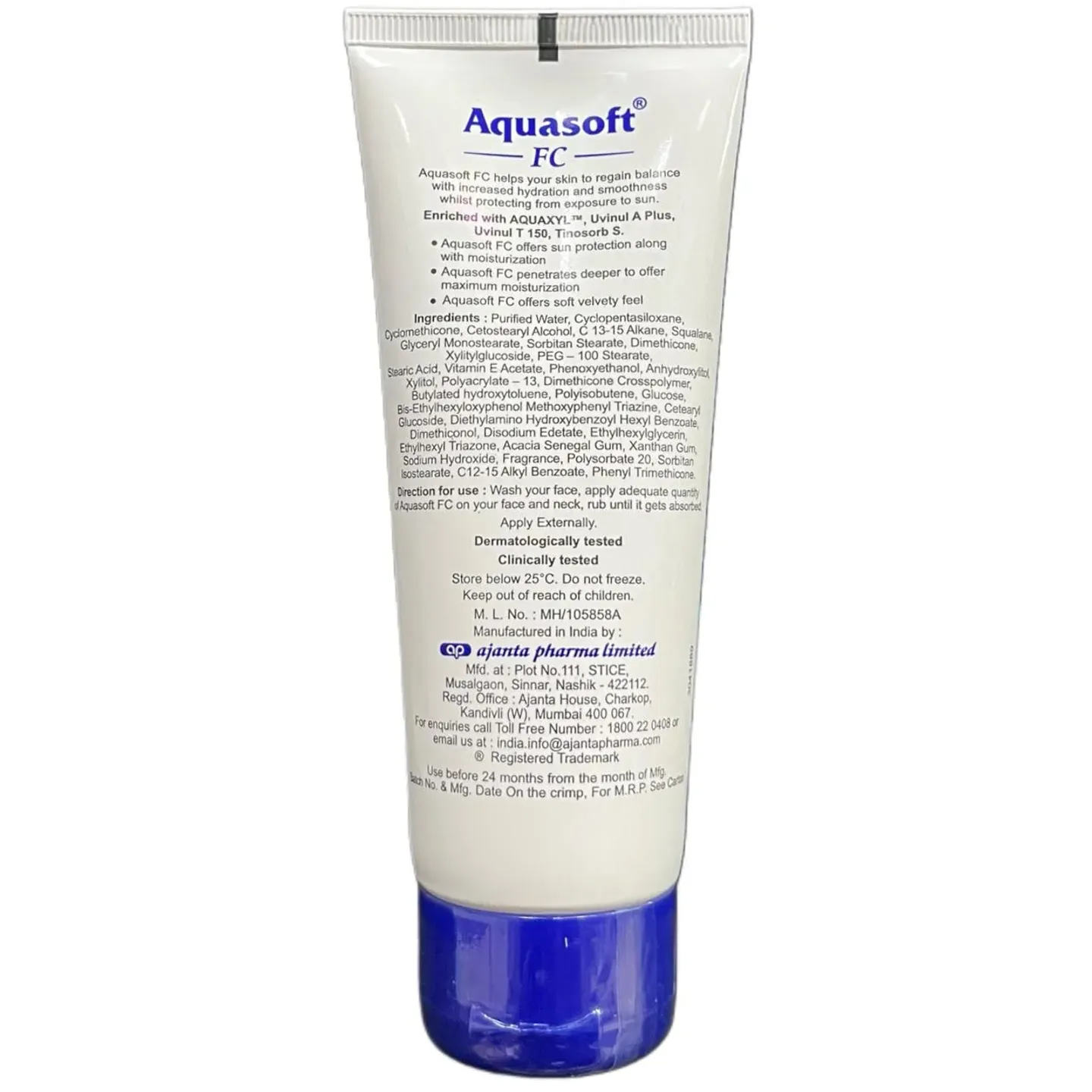 Aquasoft Fc Cream 100gm product image