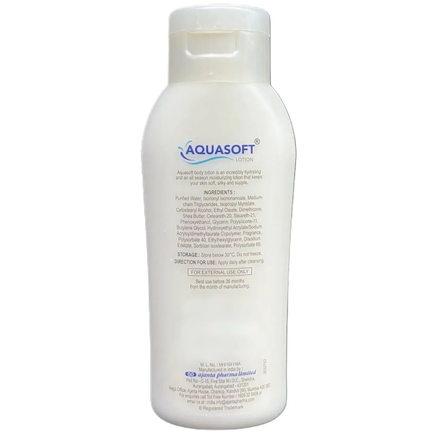 Aquasoft Lotion 100ml product image