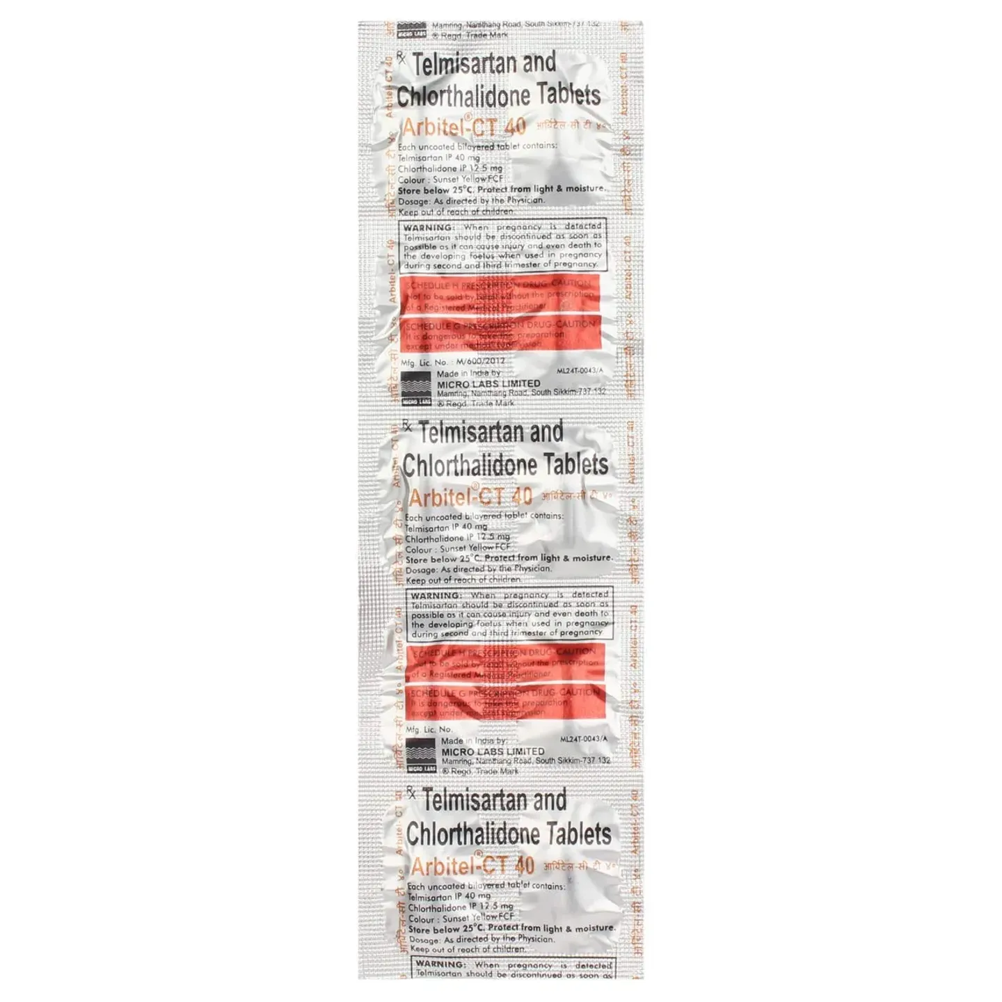 Arbitel Ct 40 Tablet product image