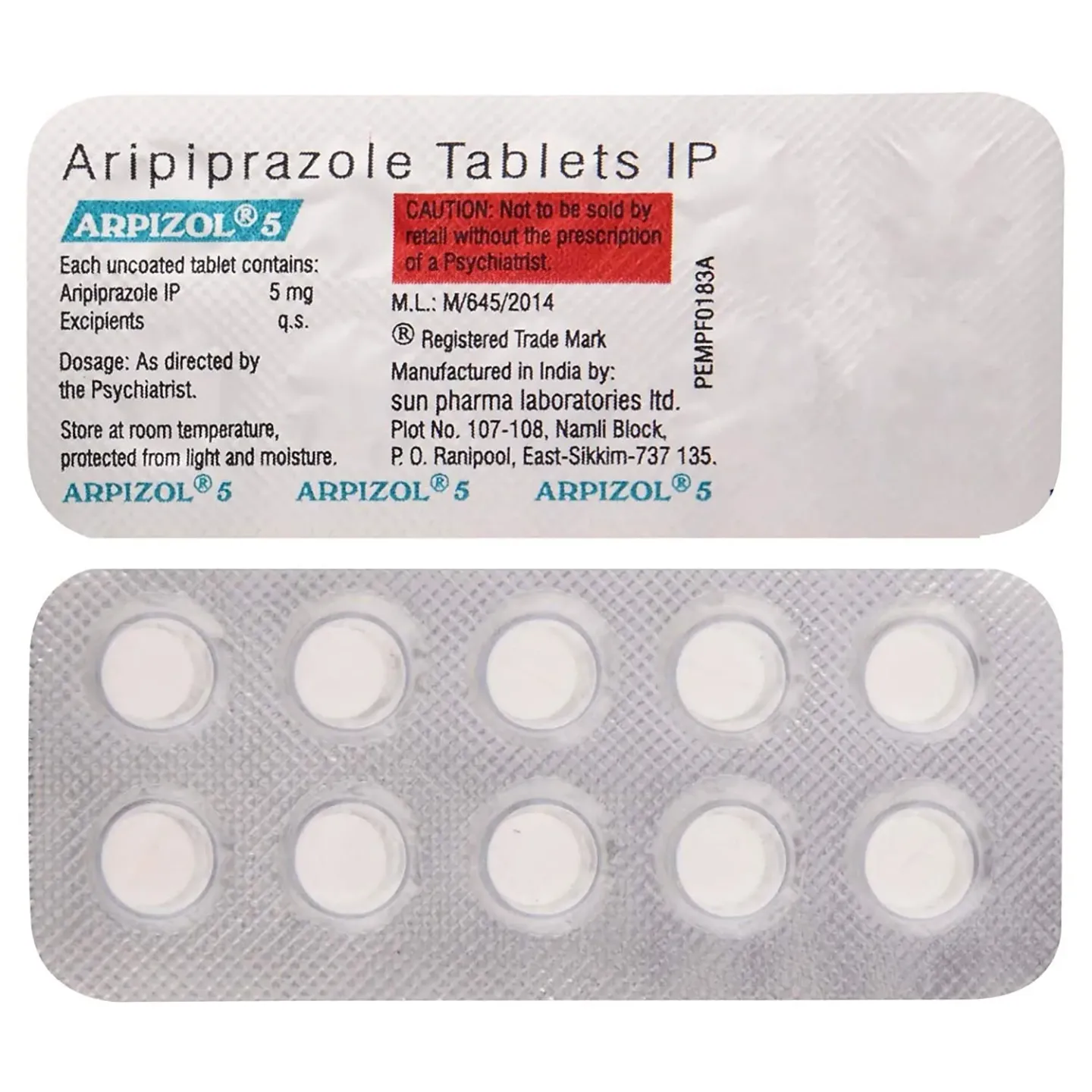 Arpizol 5 Tablet product image