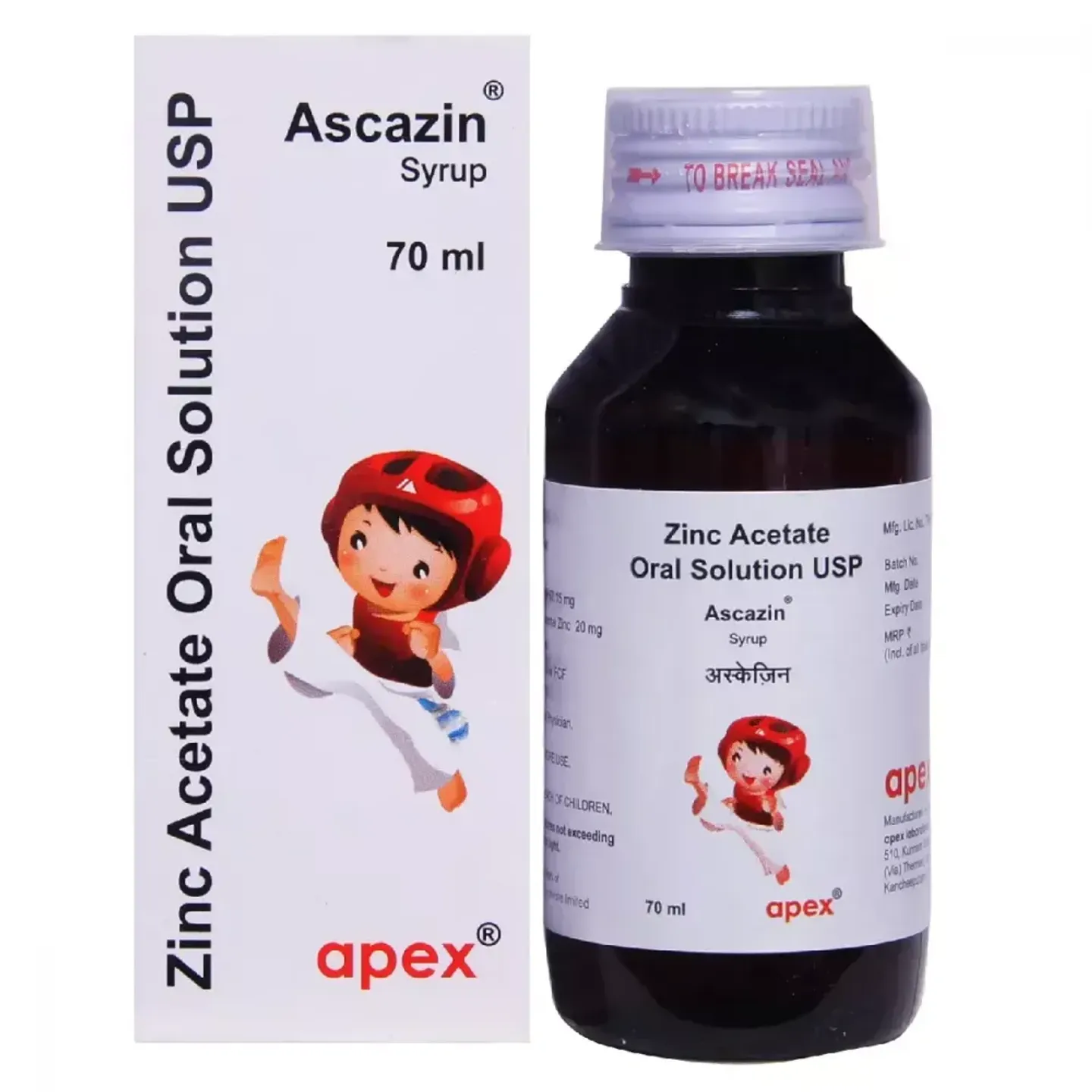 Ascazin Syrup 70ml product image