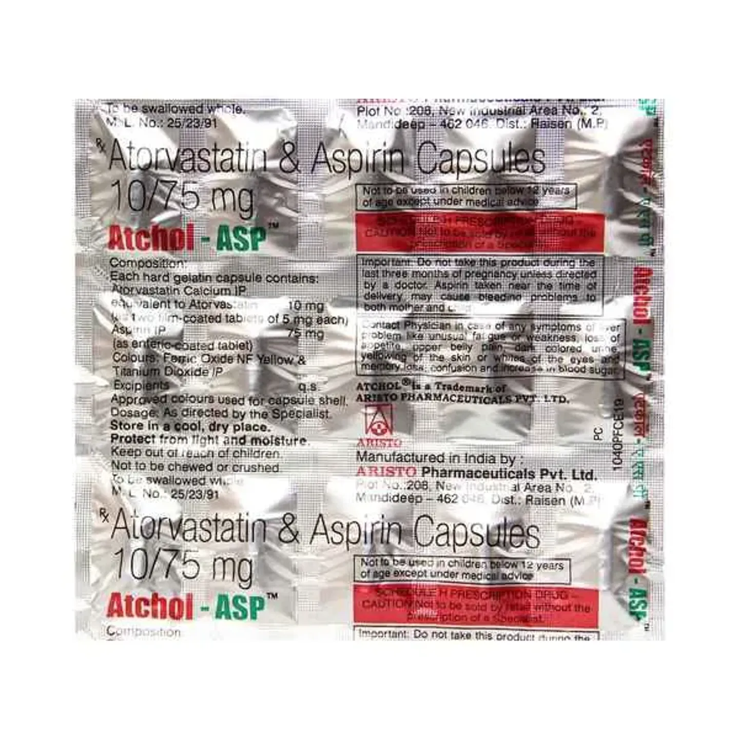 Atchol Asp 10/150 Capsule product image