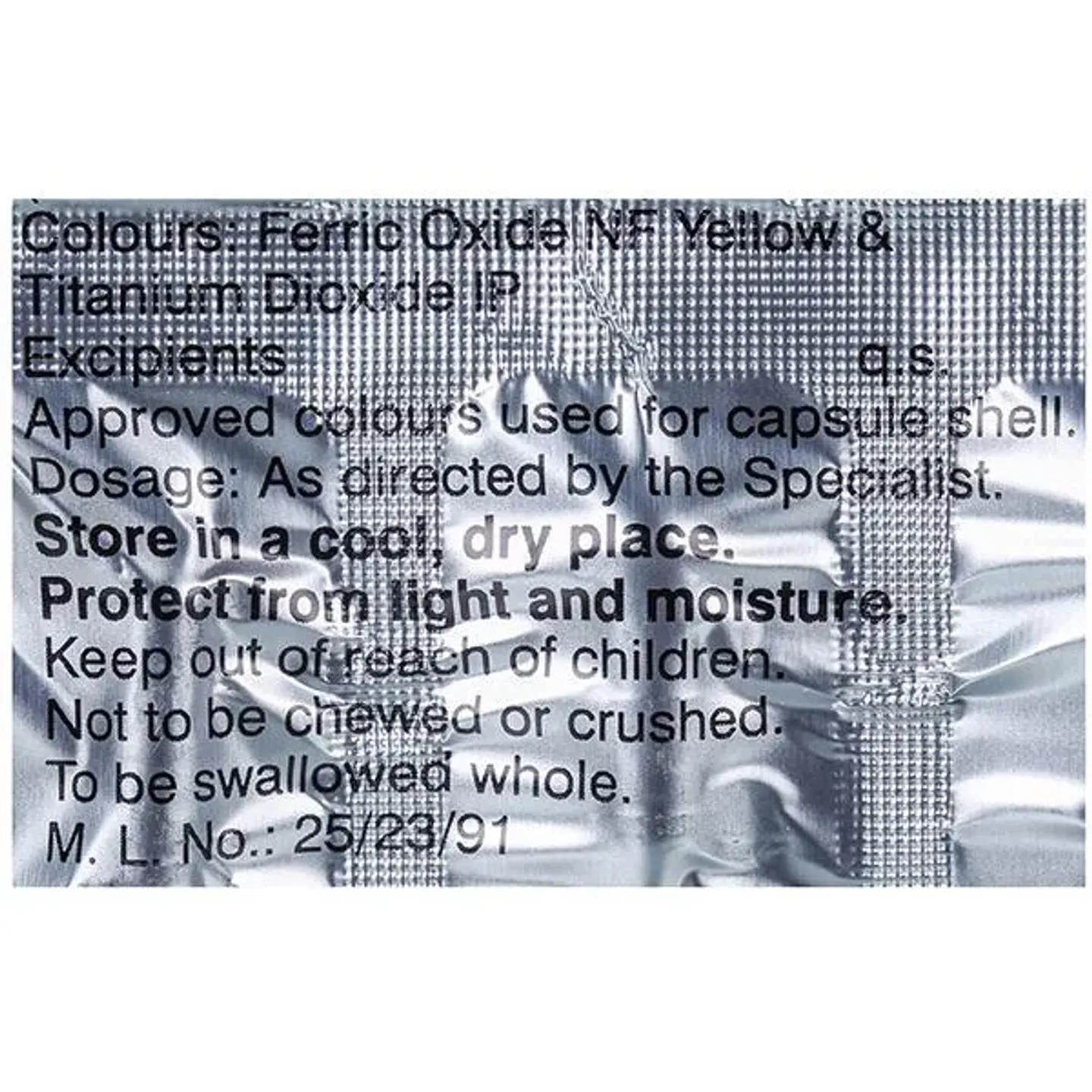 Atchol Asp 10/75 Capsule product image