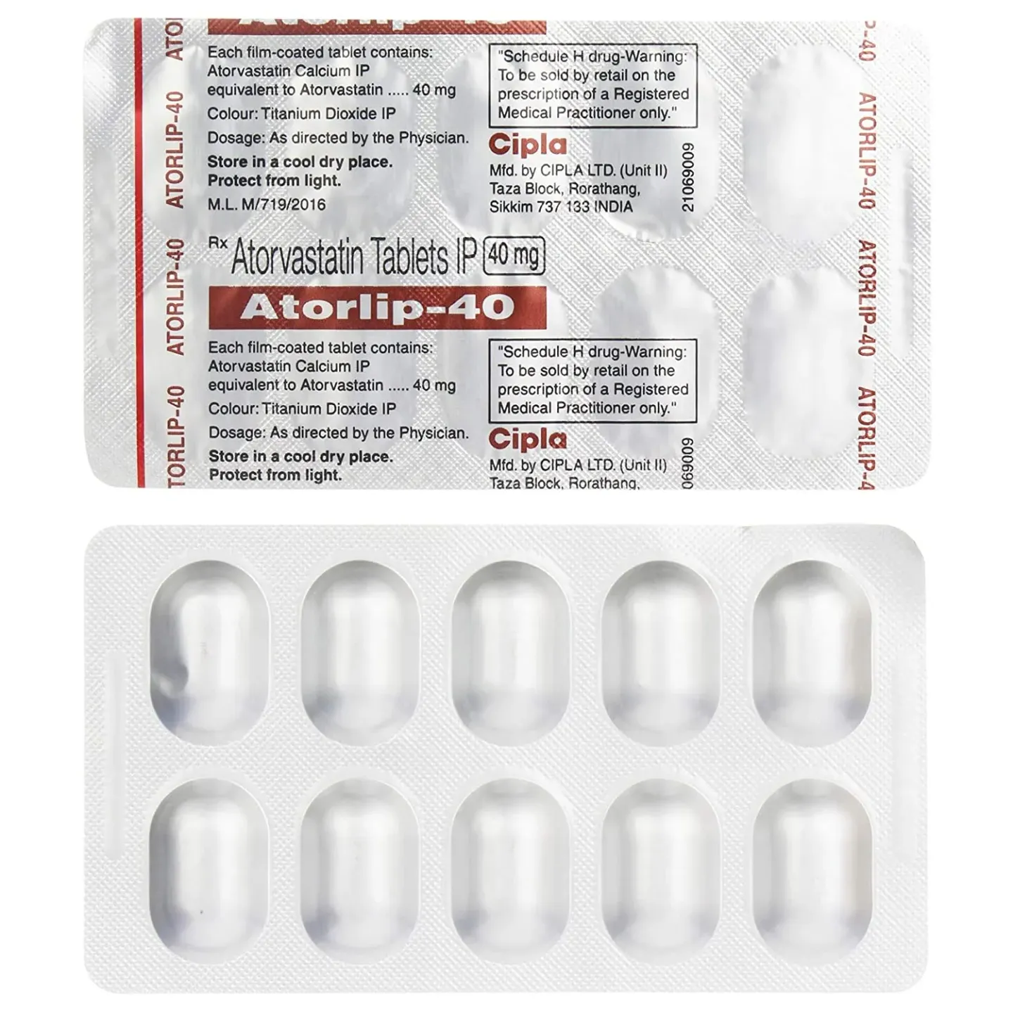 Atorlip 40 Tablet product image