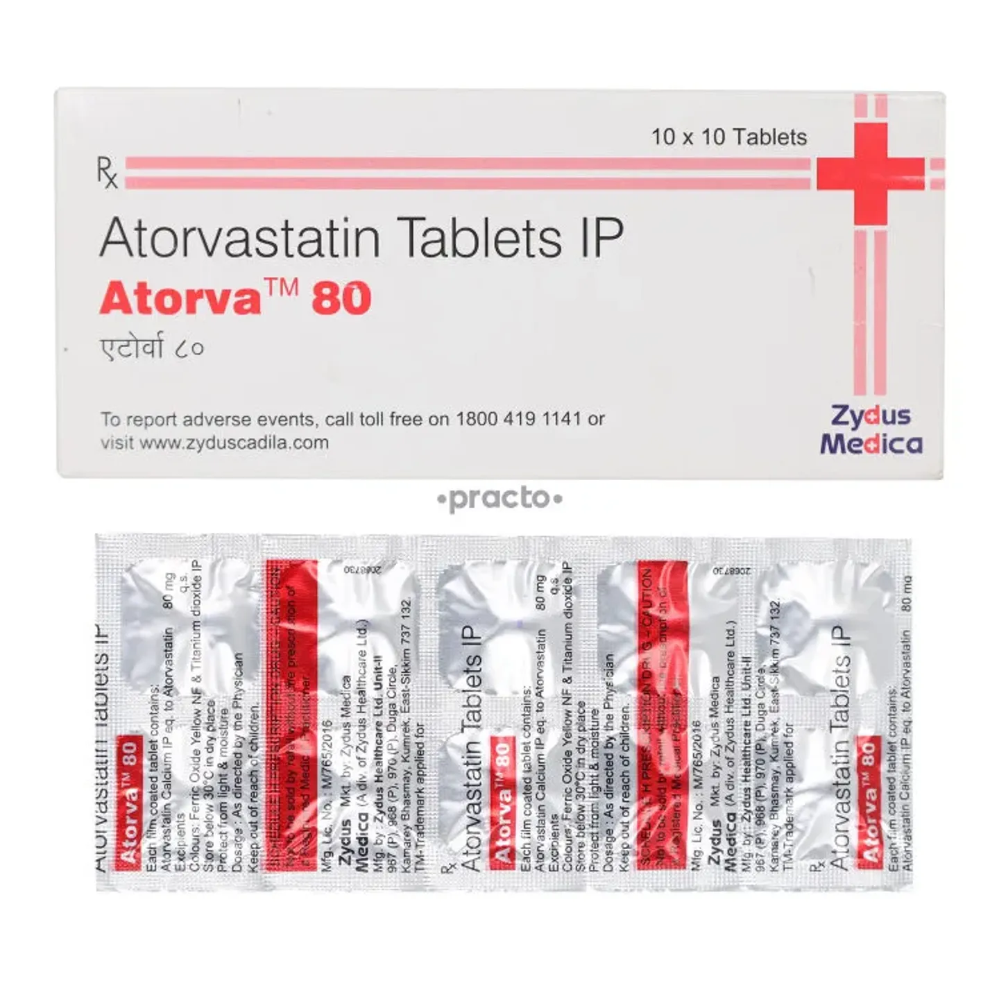 Atorva 80 Tablet product image