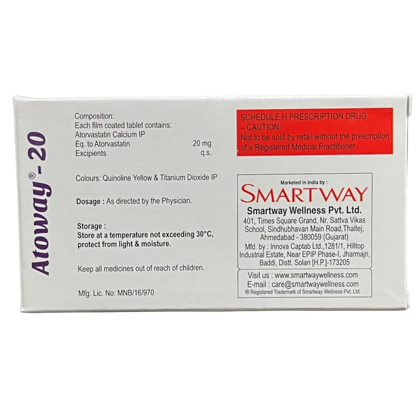 Atoway 20 Tablet product image