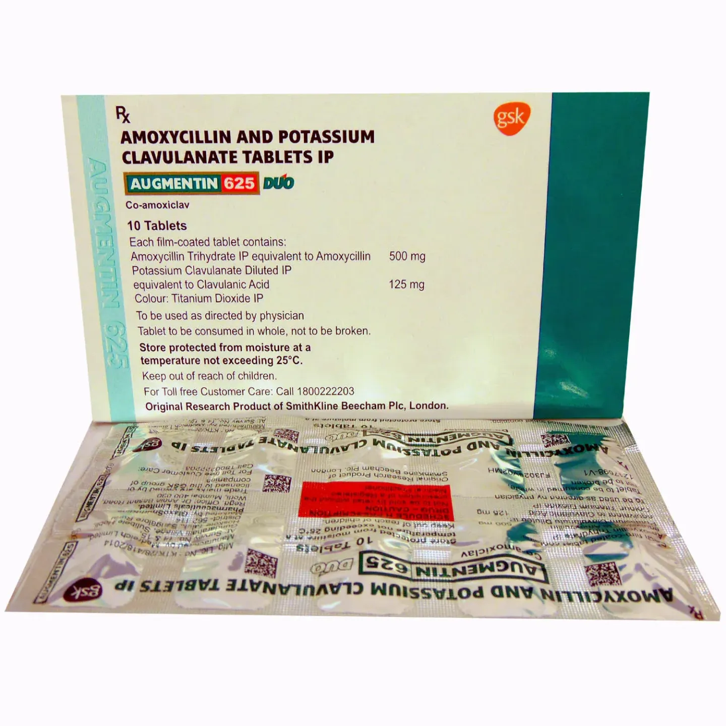 Augmentin 625 Duo Tablet product image