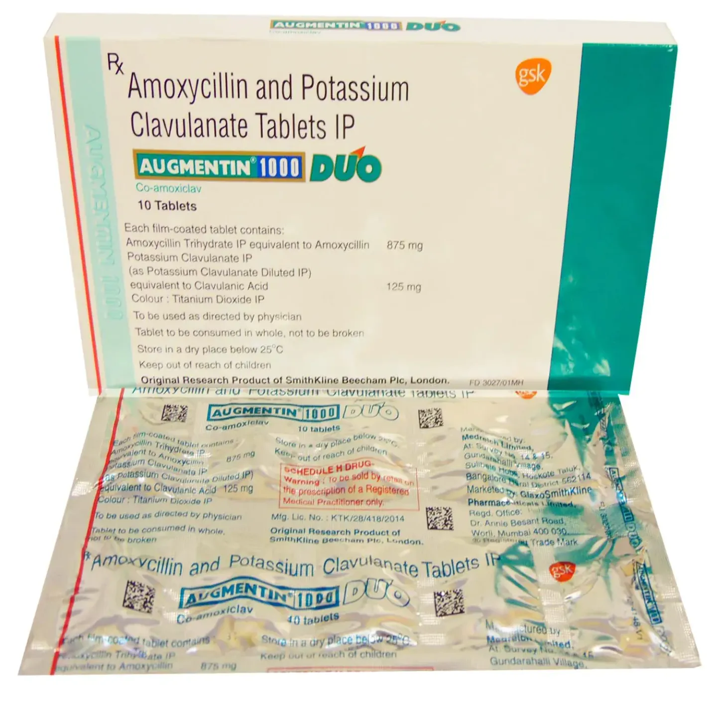 Augmentin Duo 1000 product image