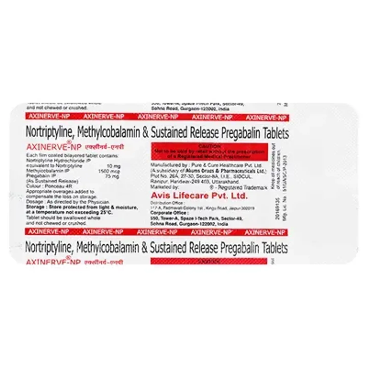 Axinerve Np Tablet product image