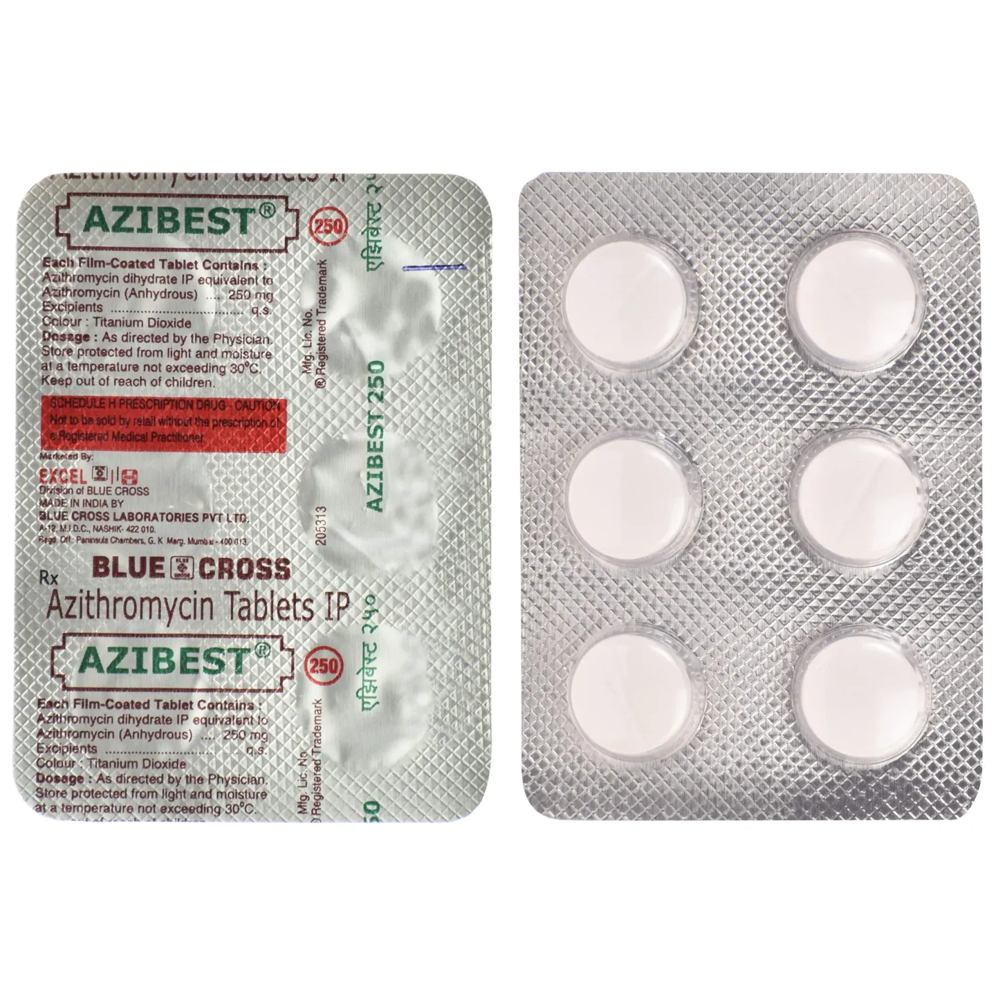 Azibest 250 Tablet product image