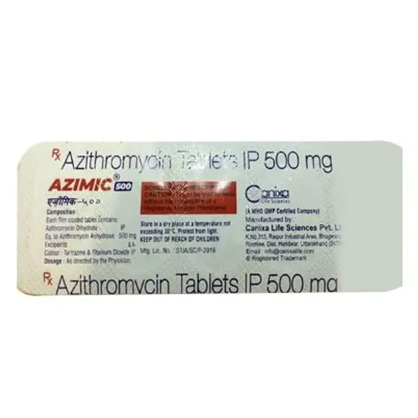 Azimic 500 Tablet product image