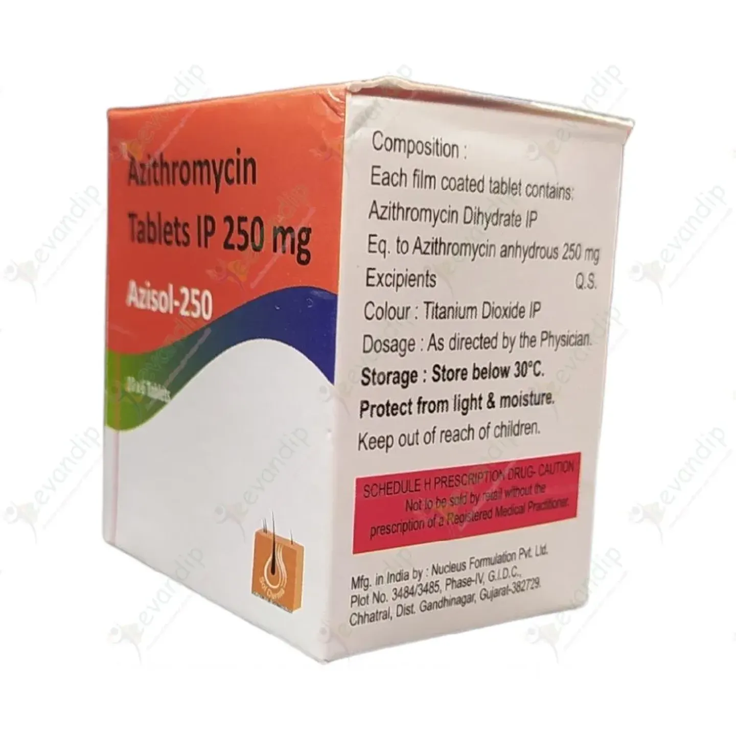 Azisol 250mg Tablet product image