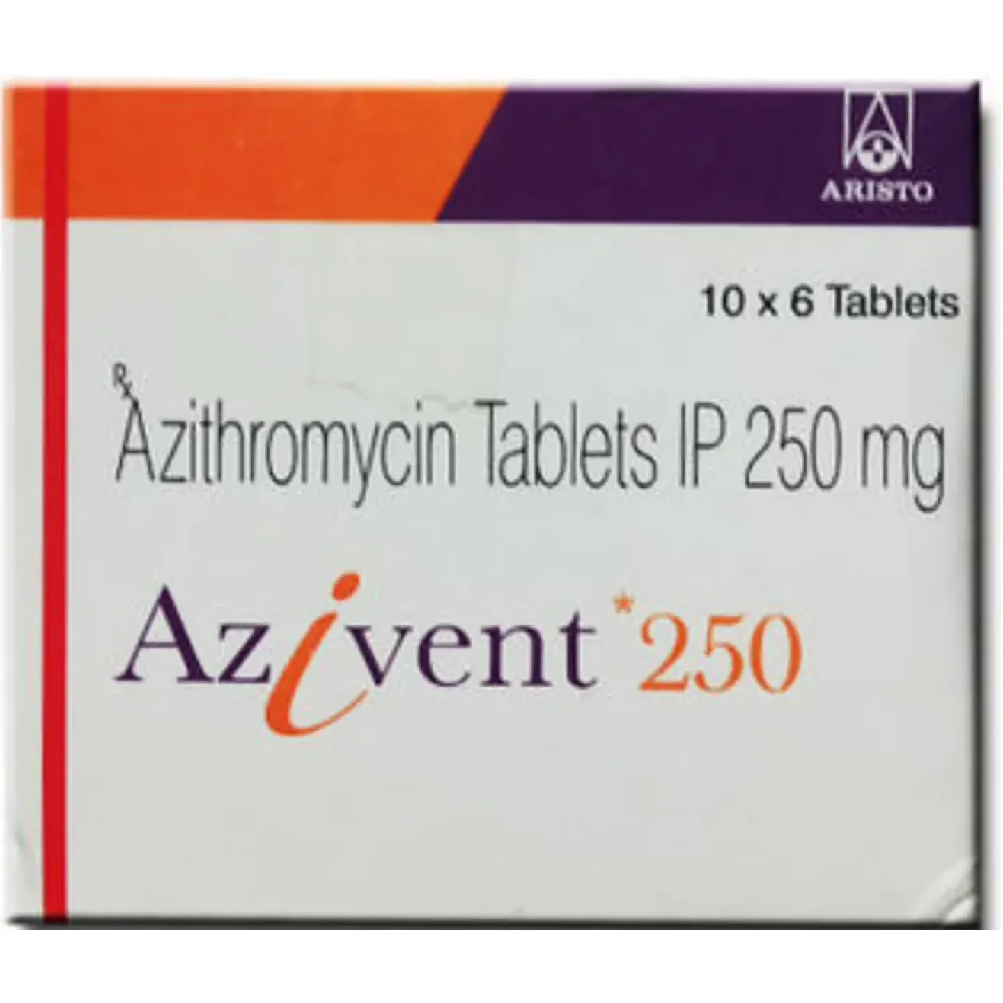 Azivent 250 Tablet product image
