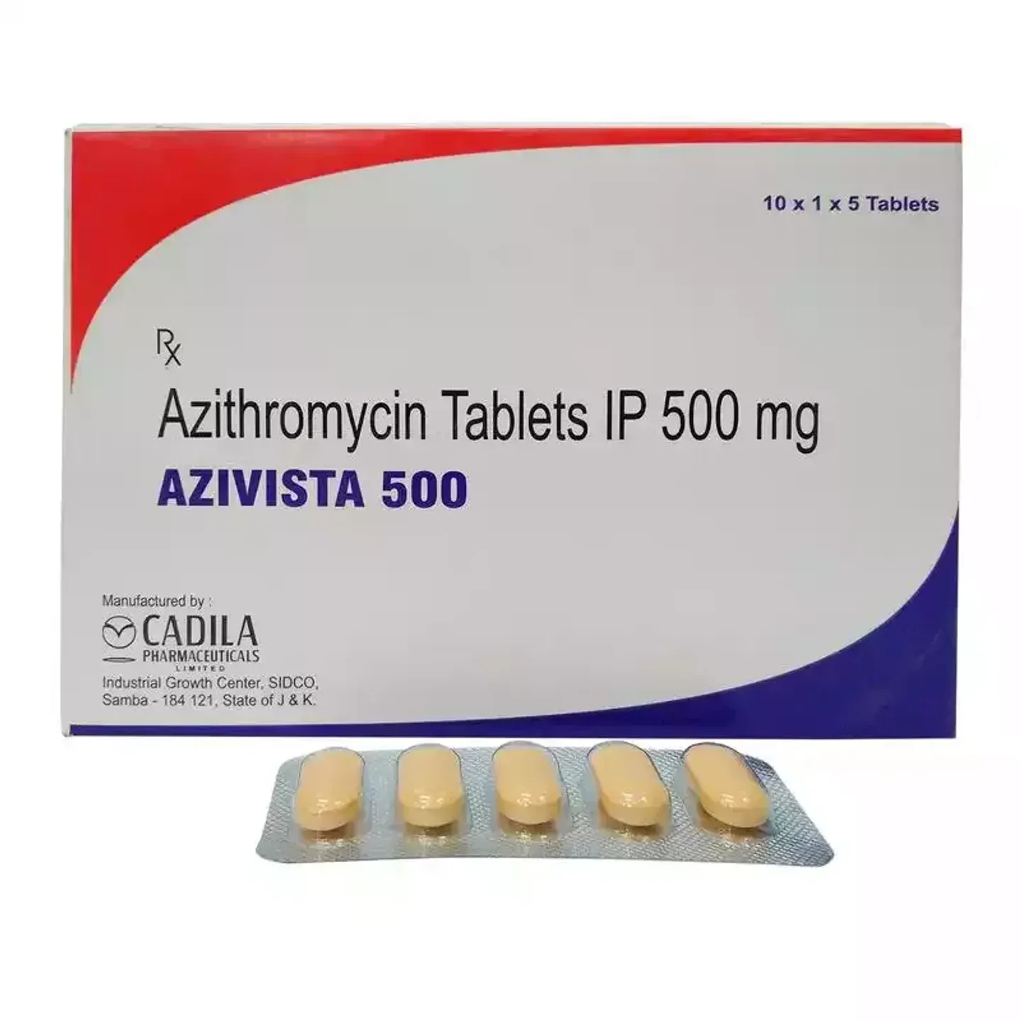 Azivista 500mg Tablet product image