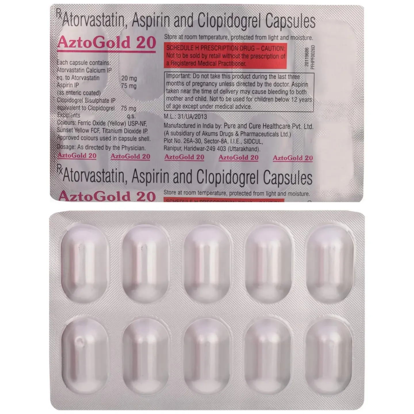 Aztogold 20 Capsule product image