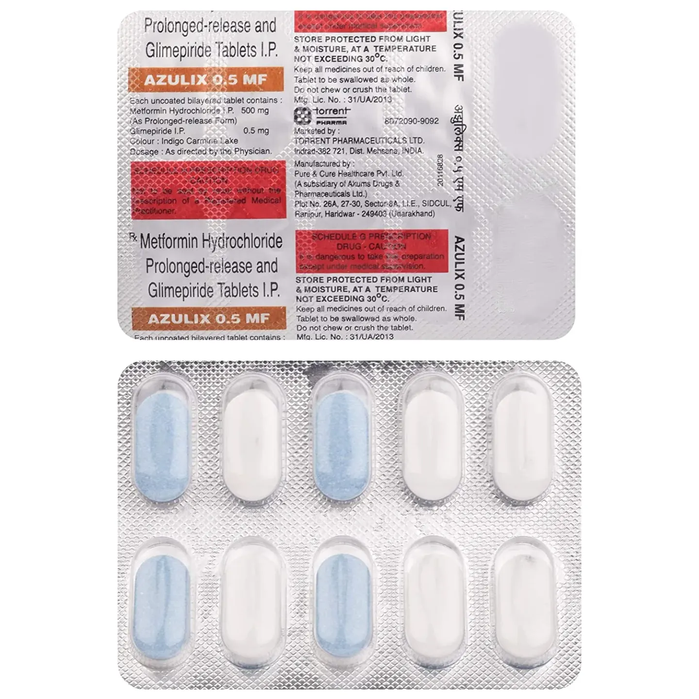 Azulix 0.5 Mf Tablet product image