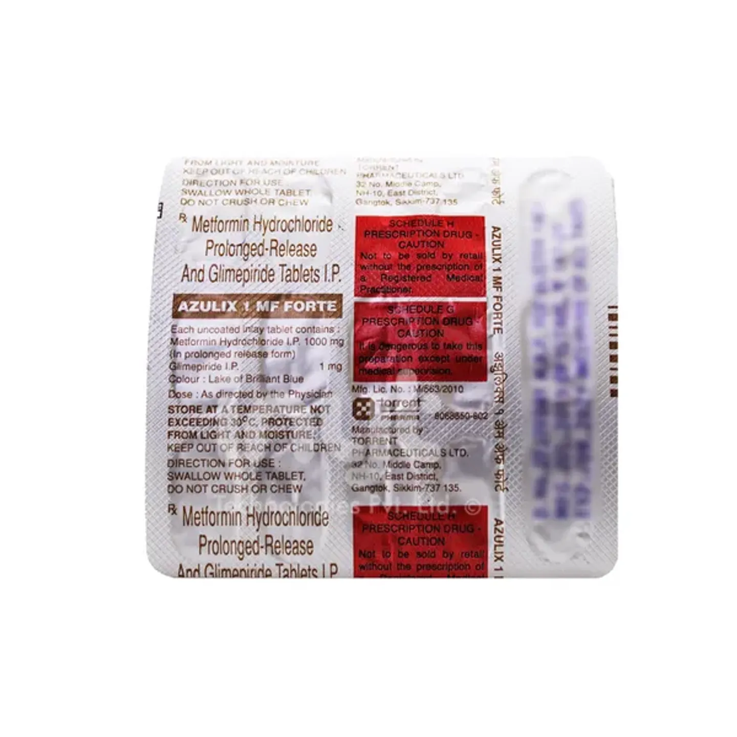 Azulix 1 Mf Forte Tablet product image