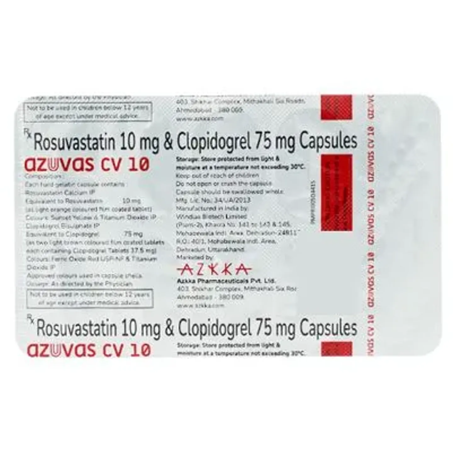 Azuvas Cv 10 Capsule product image