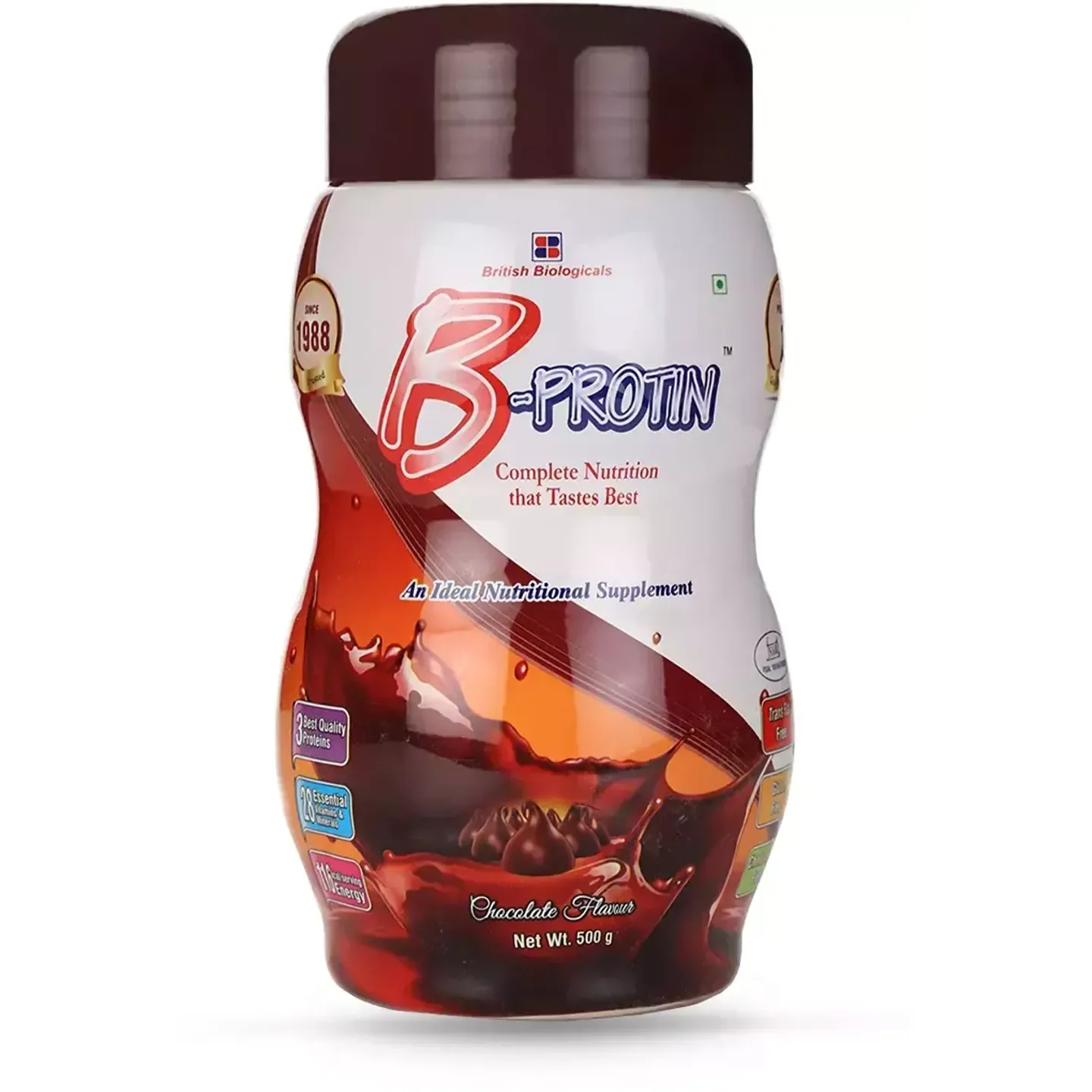 B Protin Powder Chocolate Flavour 200gm product image