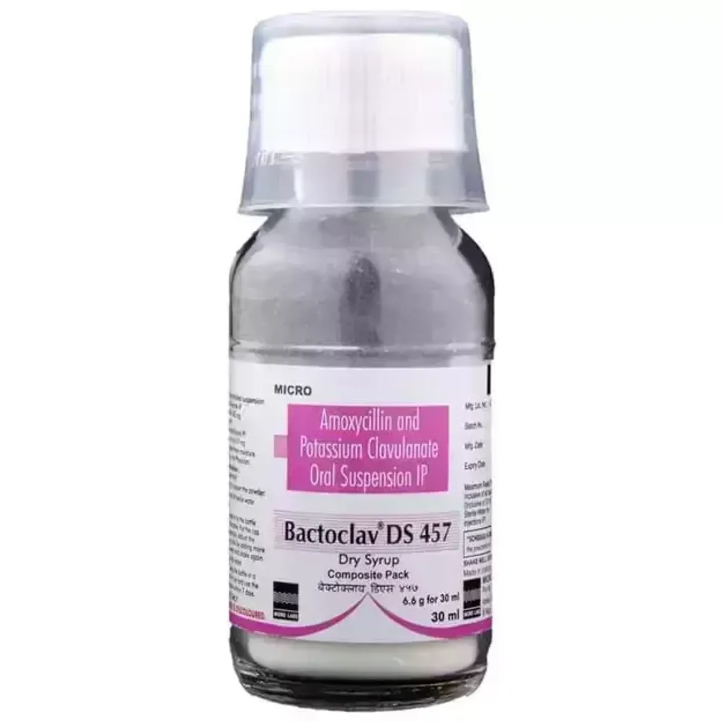 Bactoclav Ds 457 Dry Syrup 30ml product image