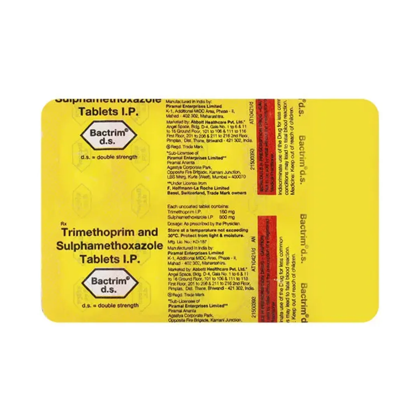 Bactrim Ds Tablet product image