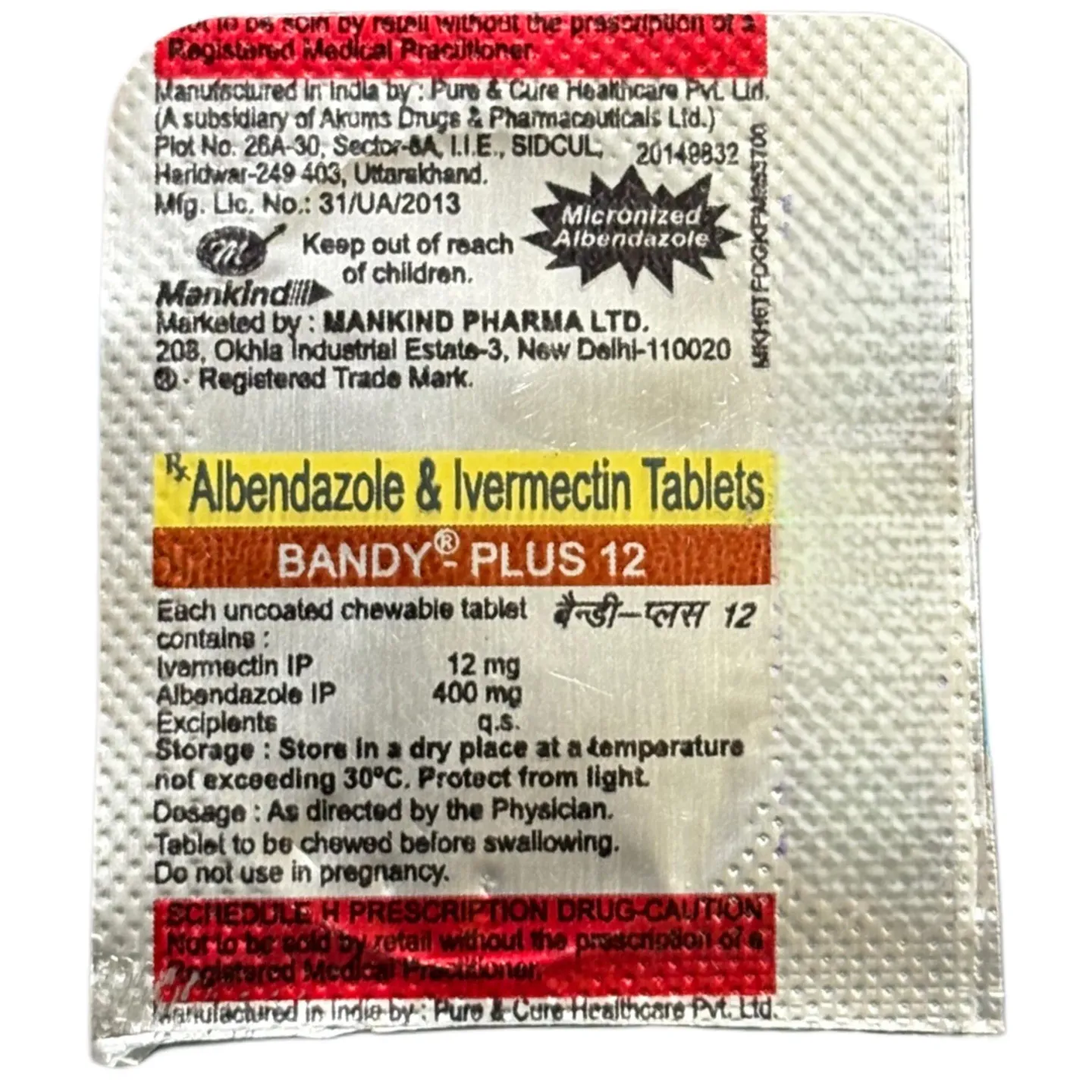 Bandy Plus 12 Tablet product image