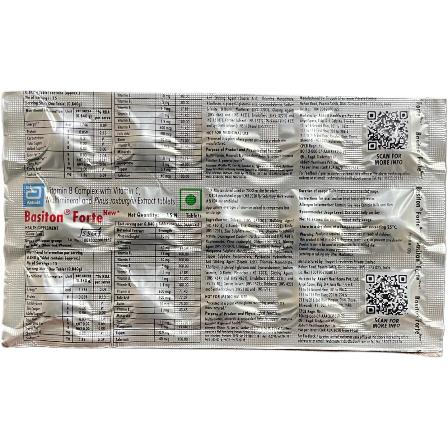 Basiton Forte Tablet product image