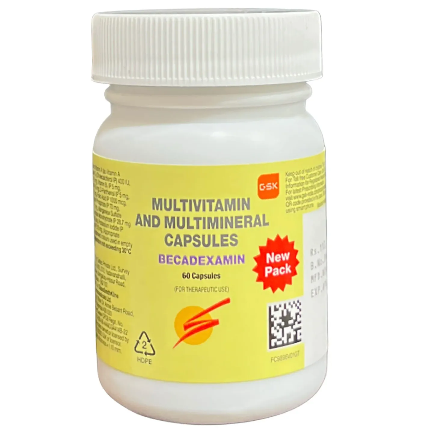 Becadexamin 60 Capsule product image
