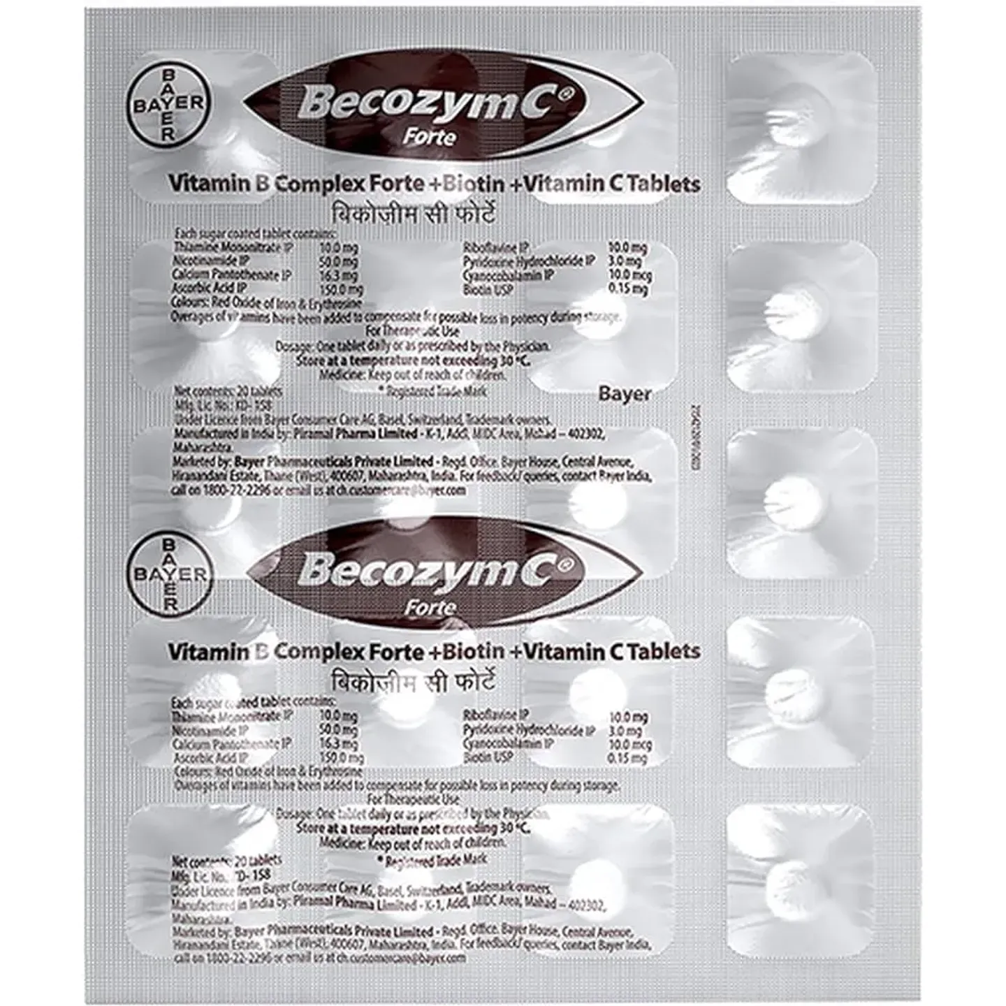 Becozym C Forte Tablet product image