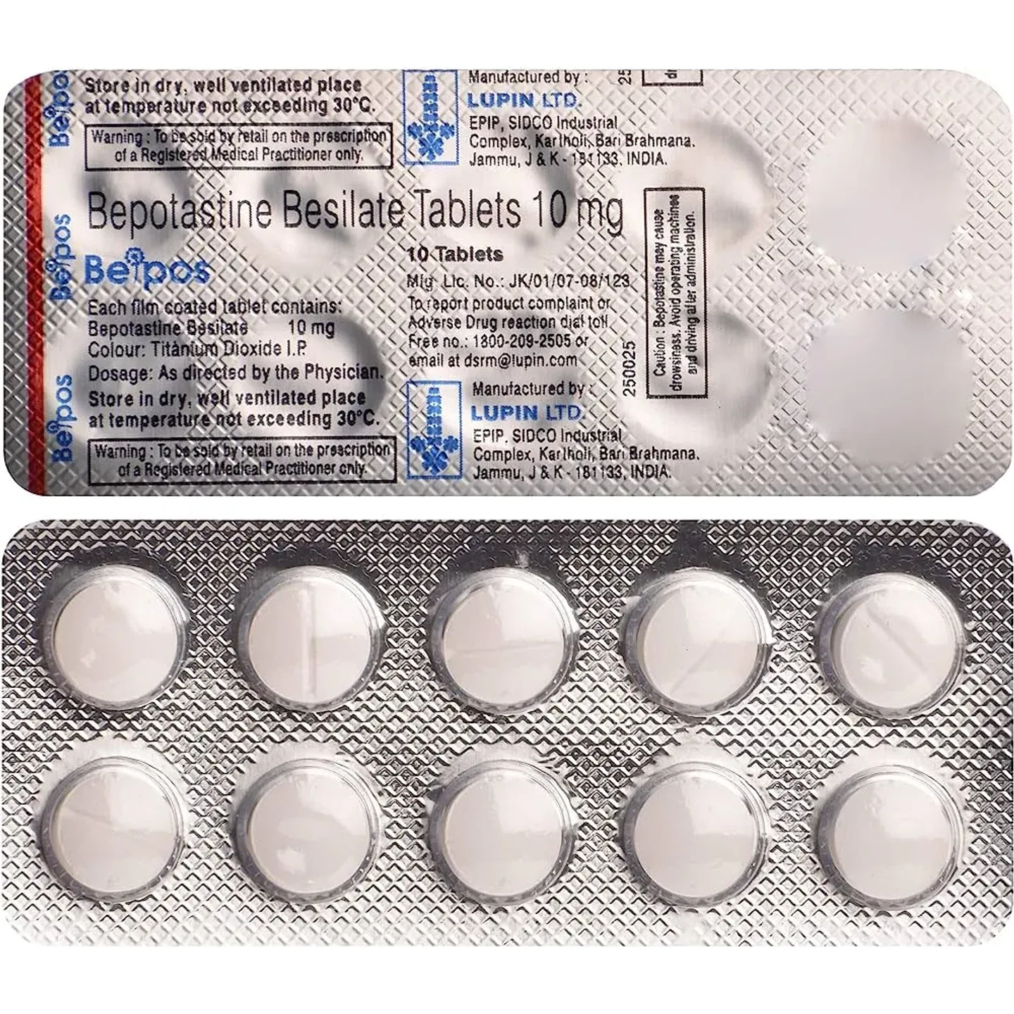 Beipos 10 Tablet product image