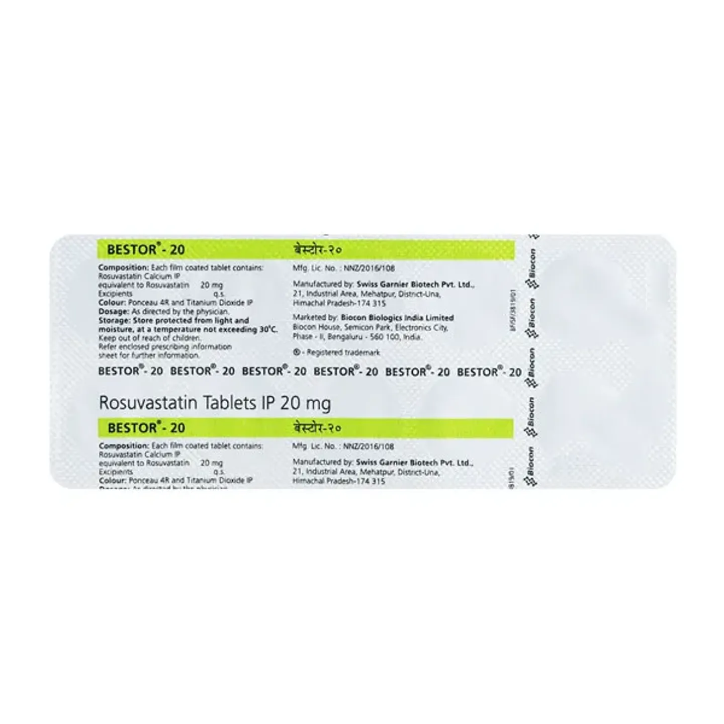 Bestor 20 Tablet product image
