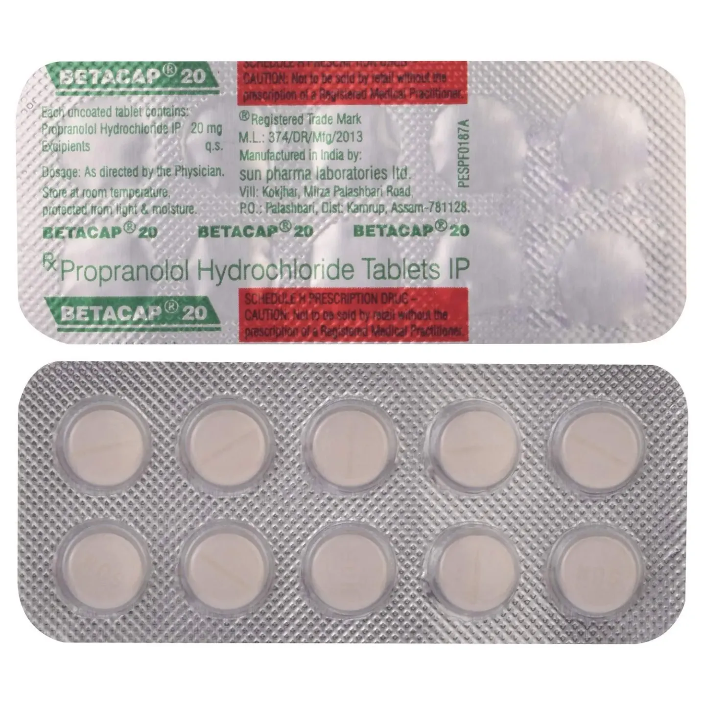 Betacap 20 Tablet product image