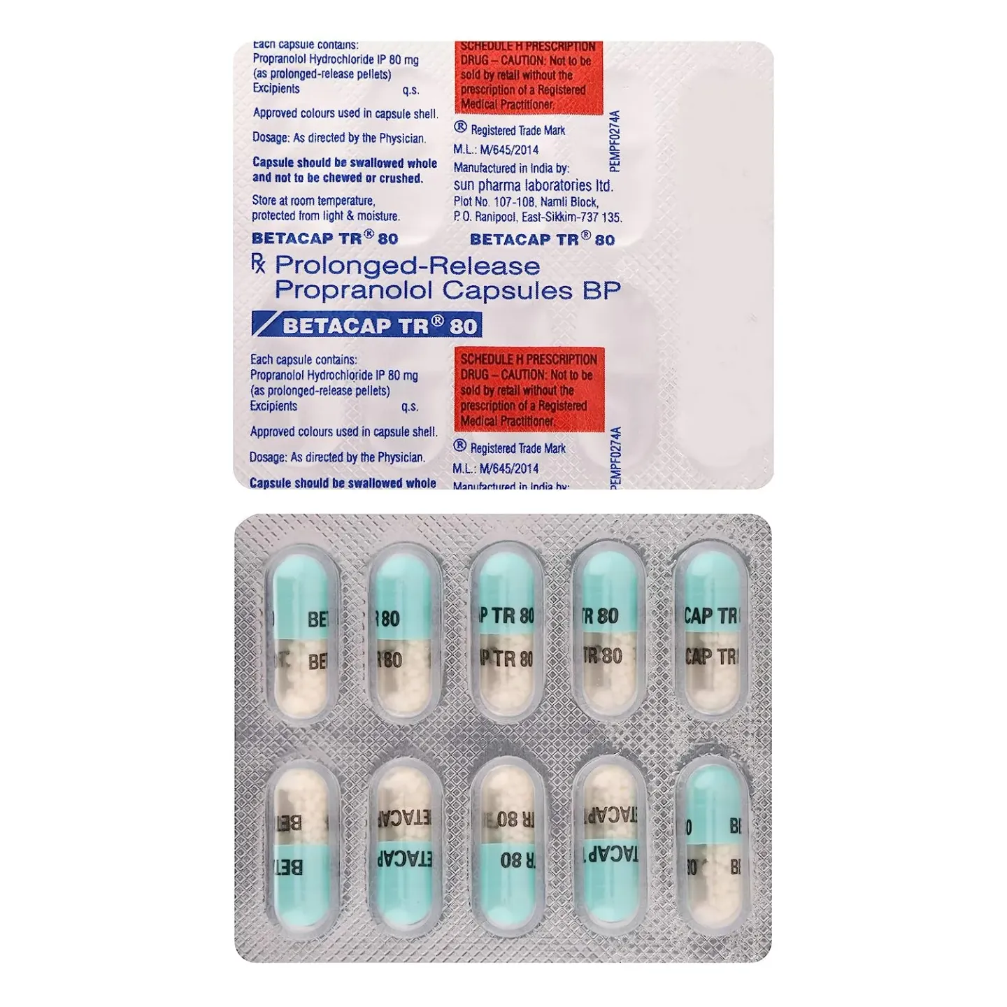 Betacap Tr 80 Capsule product image