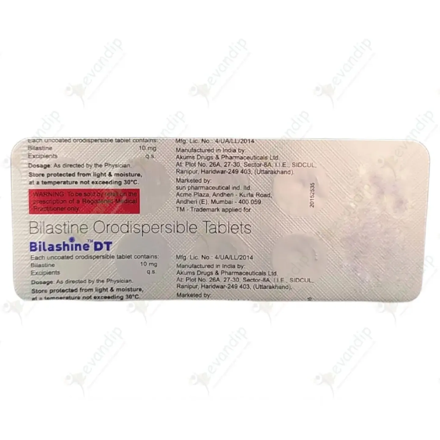 Bilashine Dt 10 Tablet product image