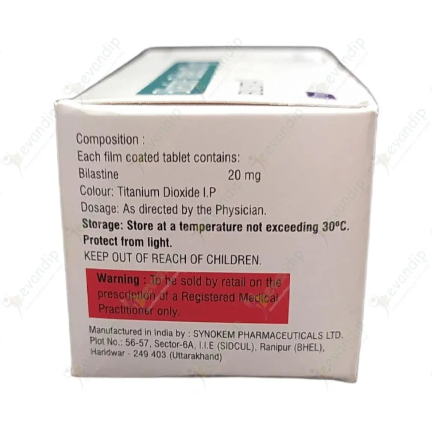 Bilista 20 Tablet product image