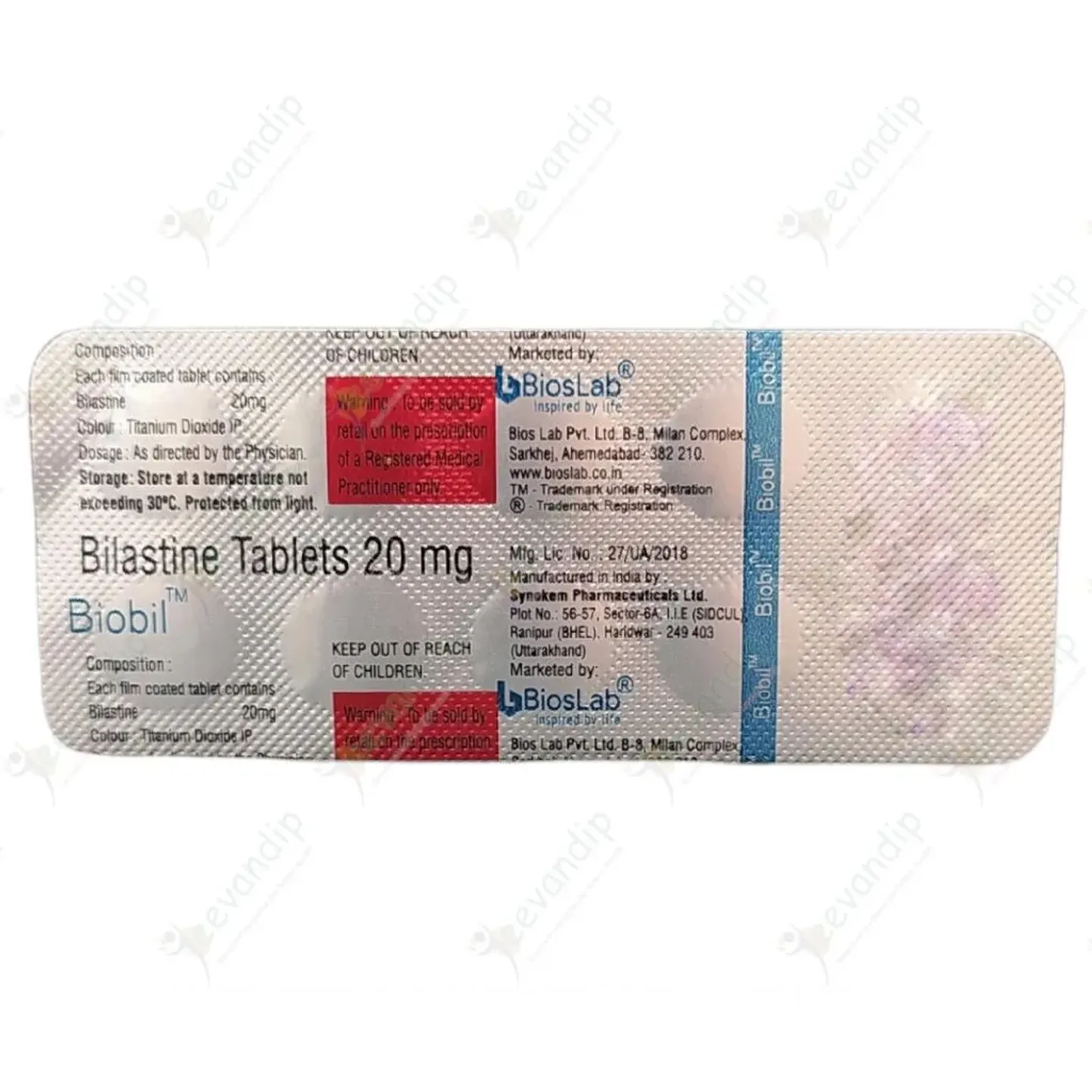Biobil 20 Tablet product image