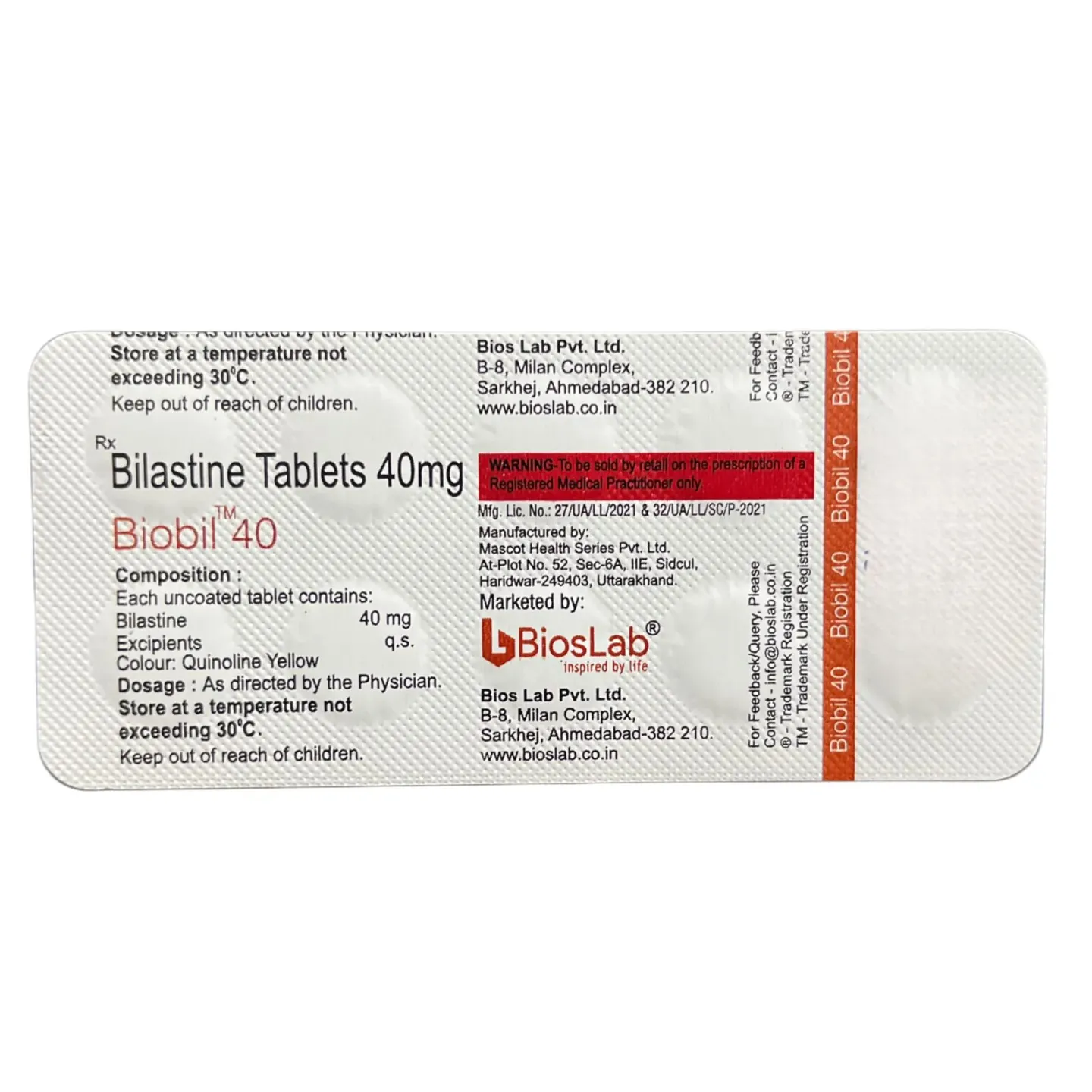 Biobil 40 Tablet product image
