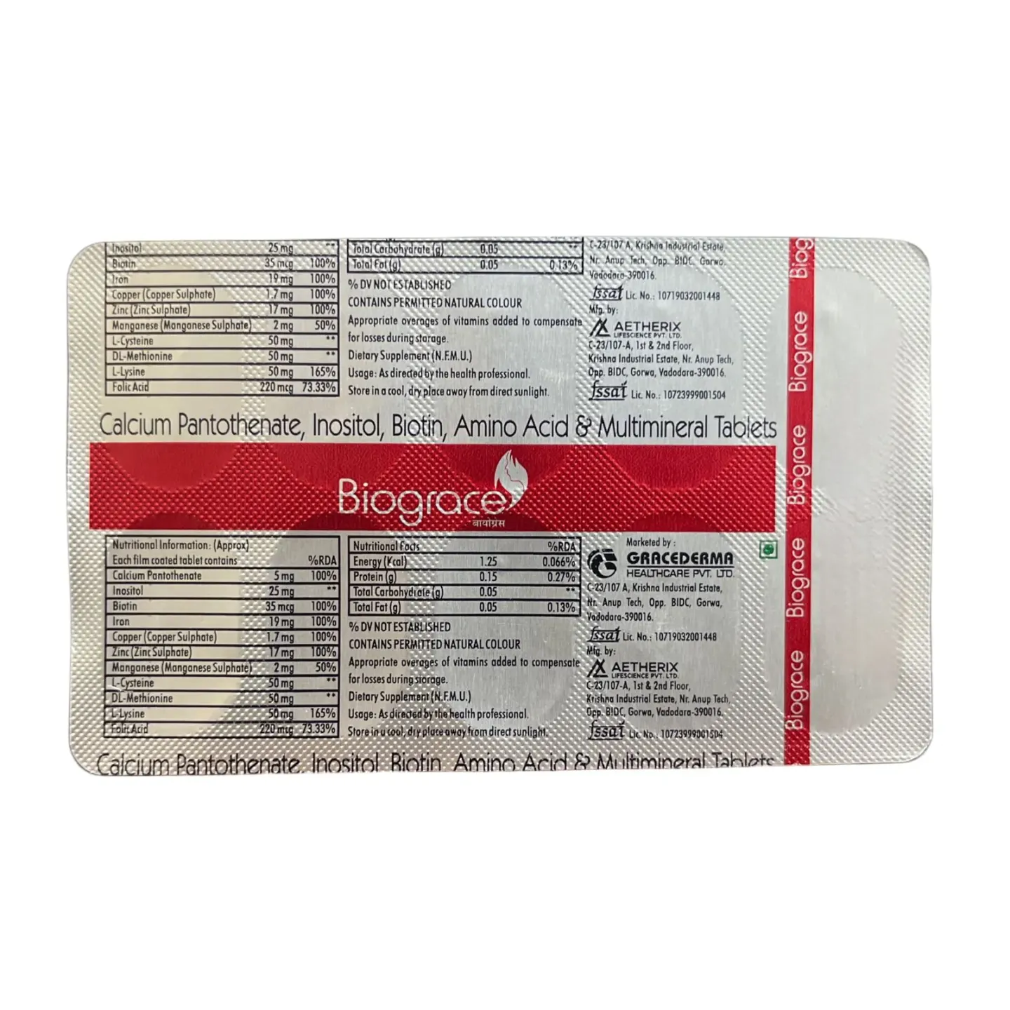 Biograce Tablet product image