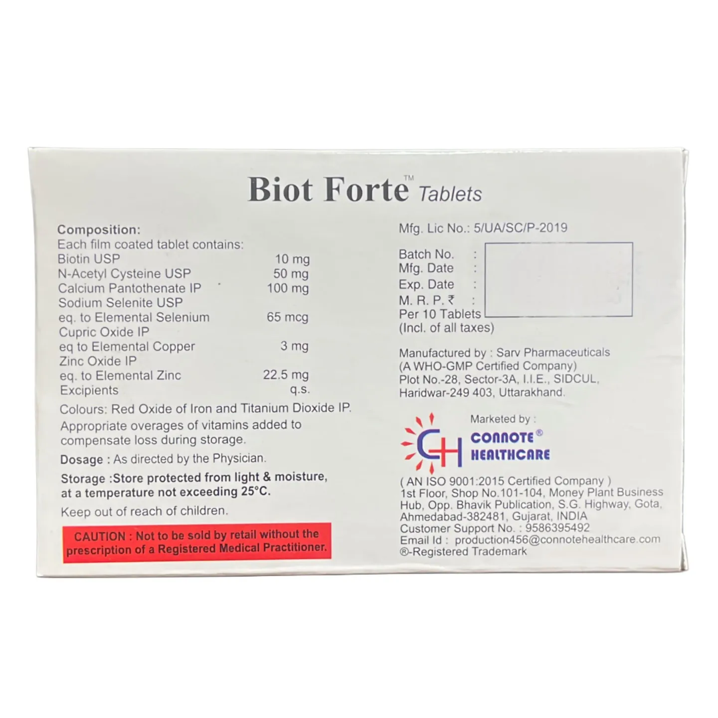 Biot Forte Tablet product image