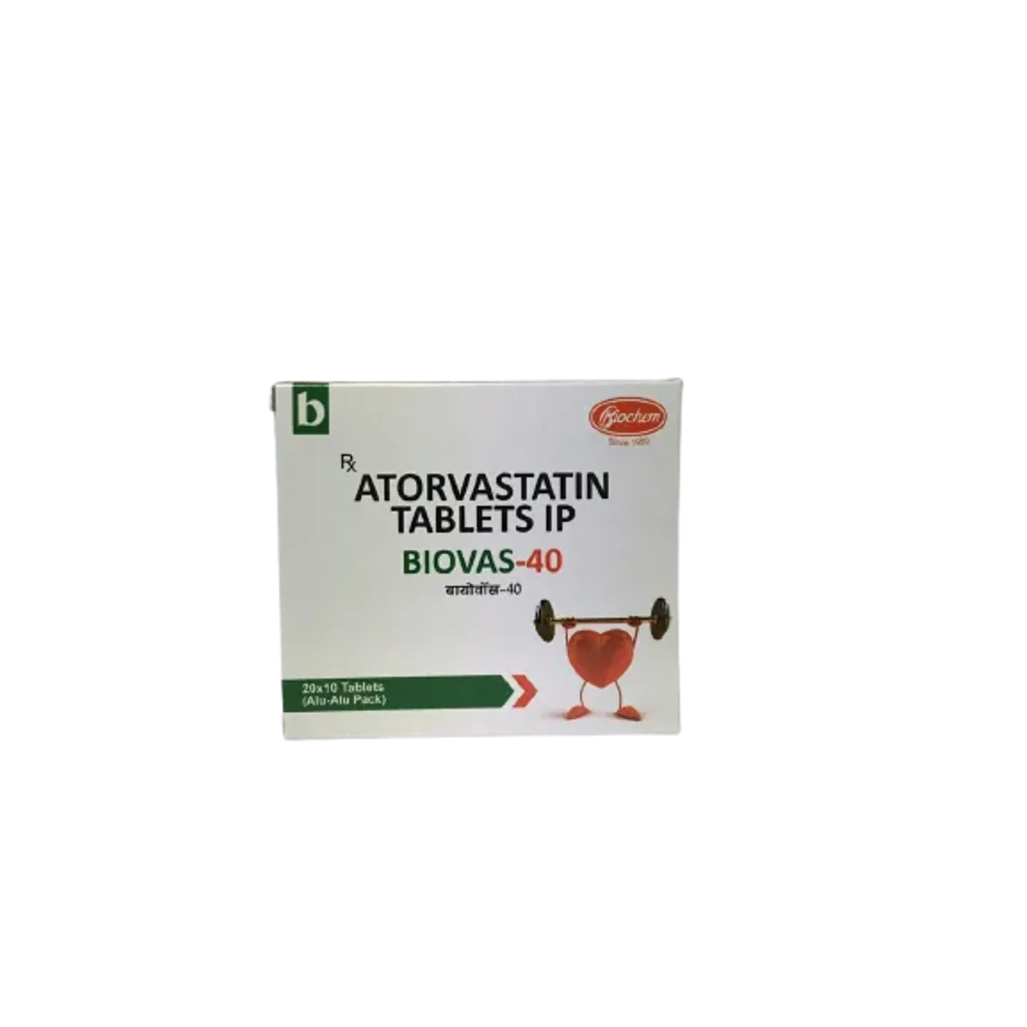 Biovas 40 Mg Tablet product image