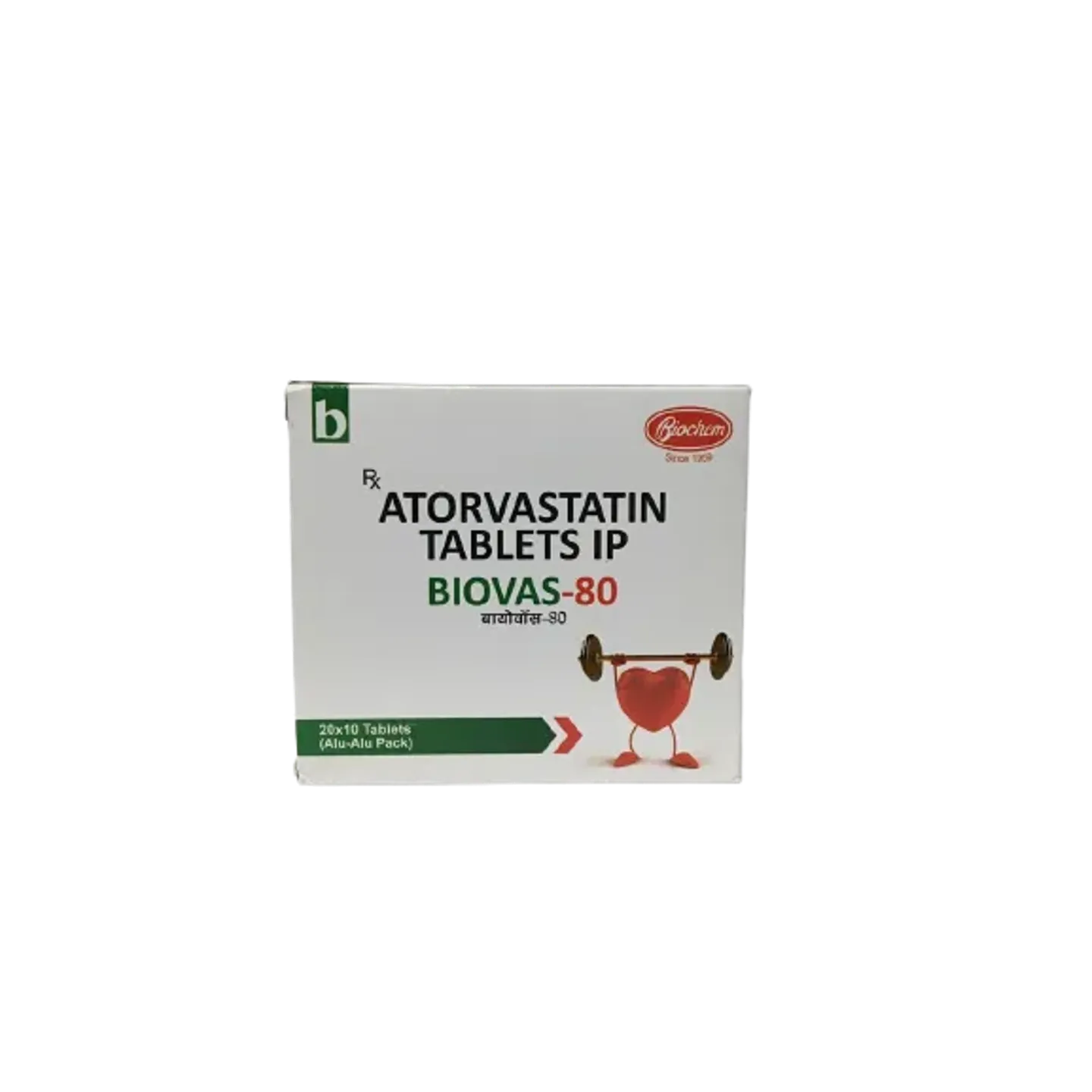 Biovas 80 Mg Tablet product image