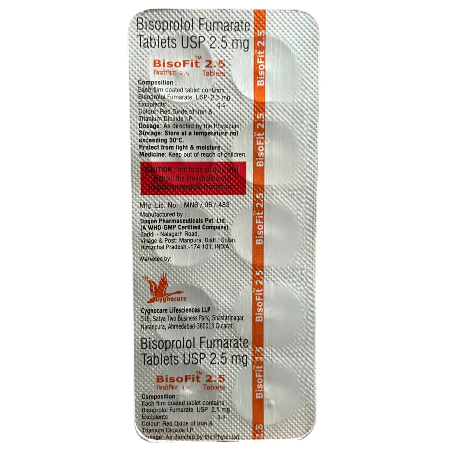 Bisofit 2.5 Tablet product image