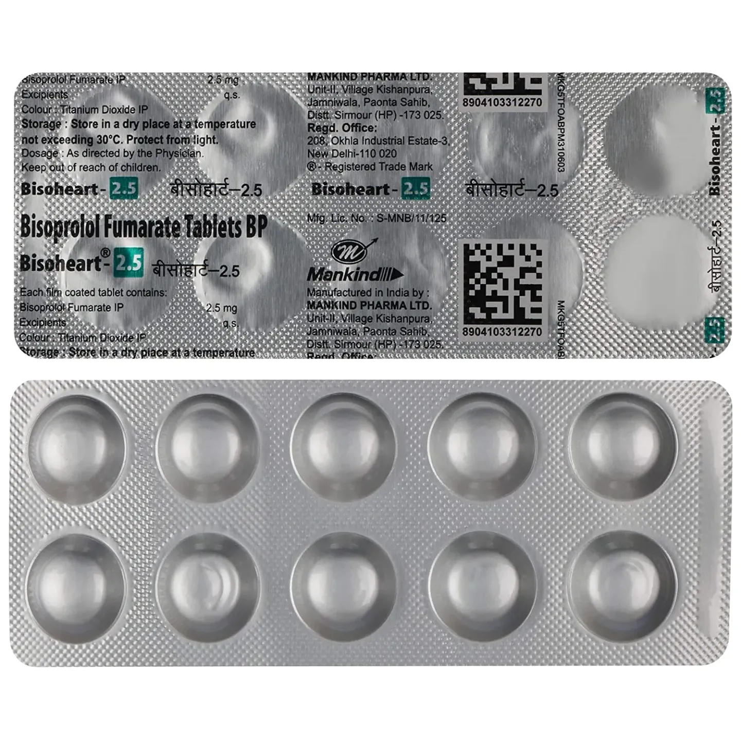 Bisoheart 2.5 Tablet product image