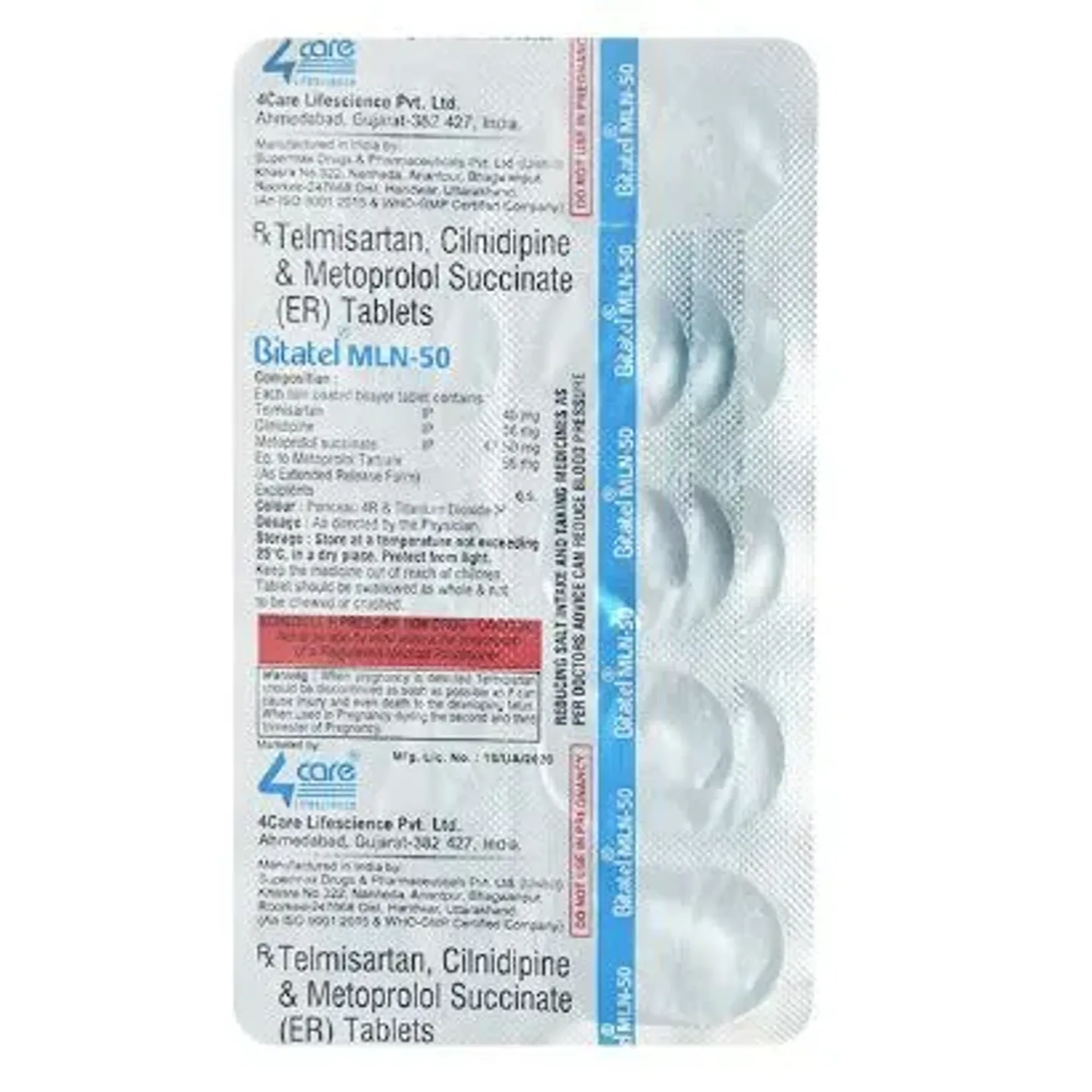 Bitatel Mln 50 Tablet product image