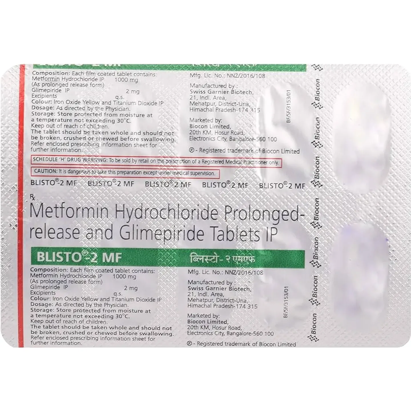 Blisto 2mf Tablet product image